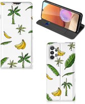 Telefoonhoesje Geschikt voor Samsung Galaxy A32 5G Enterprise Editie | Geschikt voor Samsung A32 4G Beschermhoes Banana Tree
