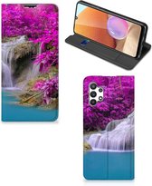 Telefoonhoesje Geschikt voor Samsung Galaxy A32 5G Enterprise Editie | Geschikt voor Samsung A32 4G Wallet Bookcase Waterval