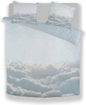 Experience Dekbedovertrek Clouds - 100% Katoen Satijn 1-Persoons - 140x200/220 cm + 1 sloop 60x70 cm