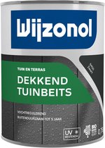 Wijzonol Dekkend Tuinbeits - Zwart - 0,75 liter