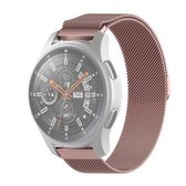 For Honor Magic Watch 2 / Galaxy Active2 Milan roestvrijstalen gaasband 20 mm (roze)