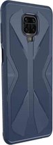 Voor Geschikt voor Xiaomi Redmi Note 9S Butterfly Shadow Shockproof Rubber TPU beschermhoes (blauw)