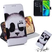 Voor Xiaomi Note 10 Pro 3D Gekleurde Tekening Horizontale Leren Flip Case met Houder & Kaartsleuf & Portemonnee (Panda)