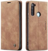 Voor Xiaomi Redmi Note 8 CaseMe-013 Multifunctionele horizontale flip lederen tas met kaartsleuf & houder & portemonnee (bruin)