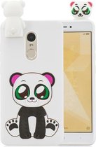 Voor Xiaomi Redmi Note 4 / 4X Cartoon schokbestendige TPU beschermhoes met houder (Panda)