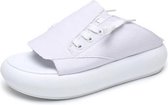 Comfortabele wilde antislip slijtvaste pantoffelsandalen voor dames (kleur: wit, maat: 35)