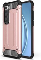 Voor Xiaomi Mi 10S Magic Armor TPU + pc combinatiebehuizing (roségoud)