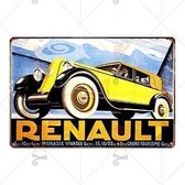 Retro Muur Decoratie uit Metaal Vintage Renault Signs 17