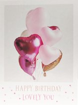 Kaart - Eco Cards - Happy birthday lovely you - ECLT68