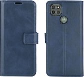 Motorola Moto G9 Power Hoesje - Mobigear - Wallet Serie - Kunstlederen Bookcase - Blauw - Hoesje Geschikt Voor Motorola Moto G9 Power