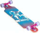 Muuwmi Longboard Compact 83 X 22 Cm Blauw/roze