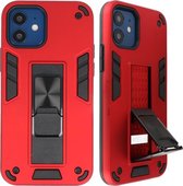 Wicked Narwal | Stand Hardcase Backcover voor iPhone 12 Mini Rood