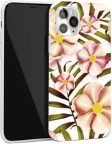 Glanzend bloempatroon TPU beschermhoes voor iPhone 11 Pro Max (F1)