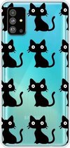 Voor Galaxy S20 + Lucency Painted TPU beschermhoes (katten)