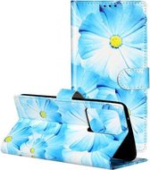 Voor Galaxy S20 Gekleurde Tekening Marmer Patroon Horizontale Flip PU Lederen Case met Houder & Kaartsleuven & Portemonnee (Orchidee)