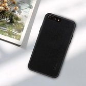 MOFI antislip pc + TPU + stoffen hoes voor iPhone 8 Plus & 7 Plus (zwart)