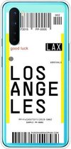 Voor OnePlus Nord Boarding Card Series Pattern TPU beschermhoes (Los Angeles)
