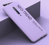 Voor OPPO Reno2 GKK vloeibare siliconen geverfde TPU-hoes (paars)