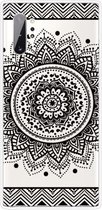 Voor Samsung Galaxy Note 10+ gekleurde tekening patroon zeer transparante TPU beschermhoes (mandala)