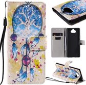 Voor Sony Xperia 20 3D Schilderen Horizontale Flip Leren Case met Houder & Kaartsleuf & Lanyard (Windgong)