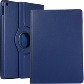 Voor iPad 10.2 / iPad Air 2019 10.5 / iPad 10.2 2020 Litchi Texture Horizontale Flip 360 graden rotatie lederen tas (blauw)