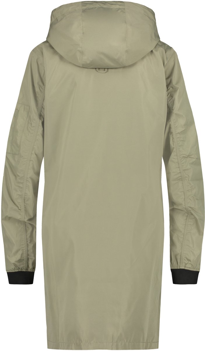 AGU Long Bomber - Damesregenjas - Regenmantel - Bomberjas - Waterdicht - Ademend - Neopreen manchetten - Groen - XS — cadeau in Sport & Outdoor - foto 4