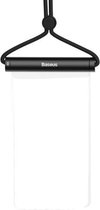 Baseus cilinder Slide-cover waterdichte tas voor smartphones onder 7,2 inch (zwart)