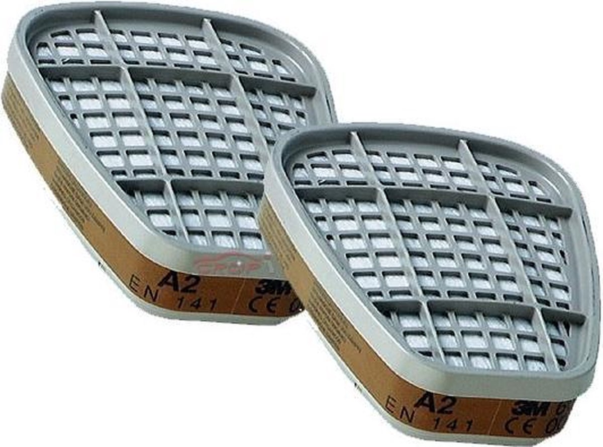 3M 06915 Koolstoffilter A2 - 2 stuks voor 3M masker