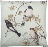 Sierkussen - Pillow Birds - Wit - 45 Cm X 45 Cm