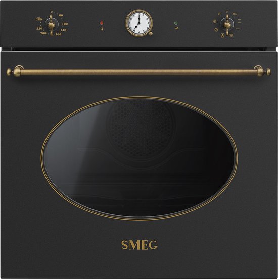 Foto: Smeg sfp805ao electrisch 79l 3000w a antraciet oven