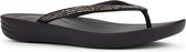 FitFlop IQUSHION Dames Slippers - Zwart - Sparkle - Maat 42