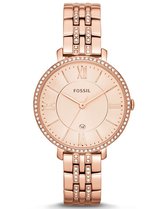 Fossil Jacqueline ES3546 Dameshorloge 36 mm - Rosékleurig