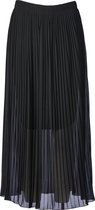 Dames plisse rok zwart lang | Maat Onze size, XS-XL