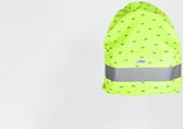 gofluo. Nell Rugzakhoes - Reflecterend - Waterafstotend - Fluo - Backpack cover - Fluorescerende hoes - Hoes voor 24L Rugzak - Zichtbaarheid in het donker - Veilig de weg op - Geel - One size