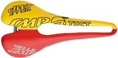 SMP zadel Pro T1 geel/rood TESTZADEL