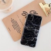 Voor iPhone 12 mini TPU Smooth Marbled IMD Mobile Phone Case (Gold Inlaid Jade F24)