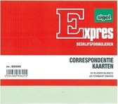 Sigel - correspondentiekaarten - Expres - A6 - 200 grams wit karton - 50 stuks - SI-85000
