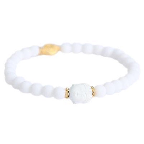 Bracelet bouddha blanc