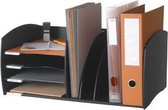 Paperflow desk organizer, keuze uit 4 of 8 vakjes, verstelbare scheidingswanden