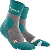 CEP Hiking Merino Mid-Cut Compressie Wandelsokken - Groen/Grijs - Heren(42-45)