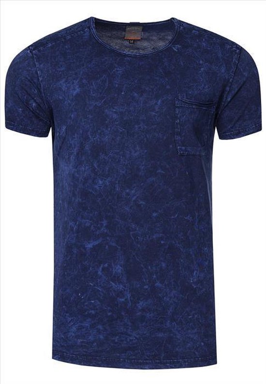 T-shirt heren Blauw - Marine - Rusty Neal - 15283