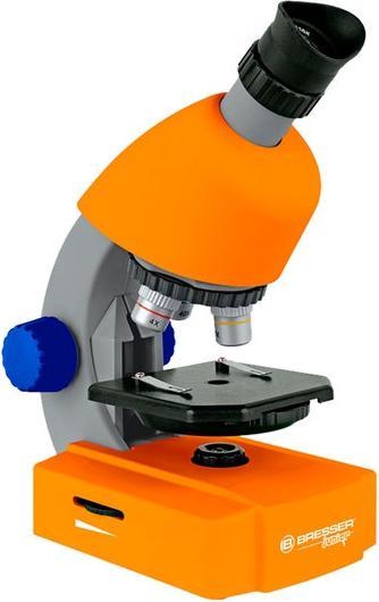 Bresser Junior Microscoop - Vergroting 40x-640x - Incl. Koffer, Preparaten en Accessoires — afbeelding 2