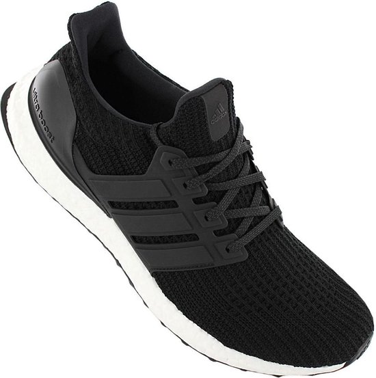 adidas ultra boost black running shoes