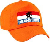 Nederland fan pet / cap oranje - champions - kinderen - EK / WK - Holland supporter petje / kleding