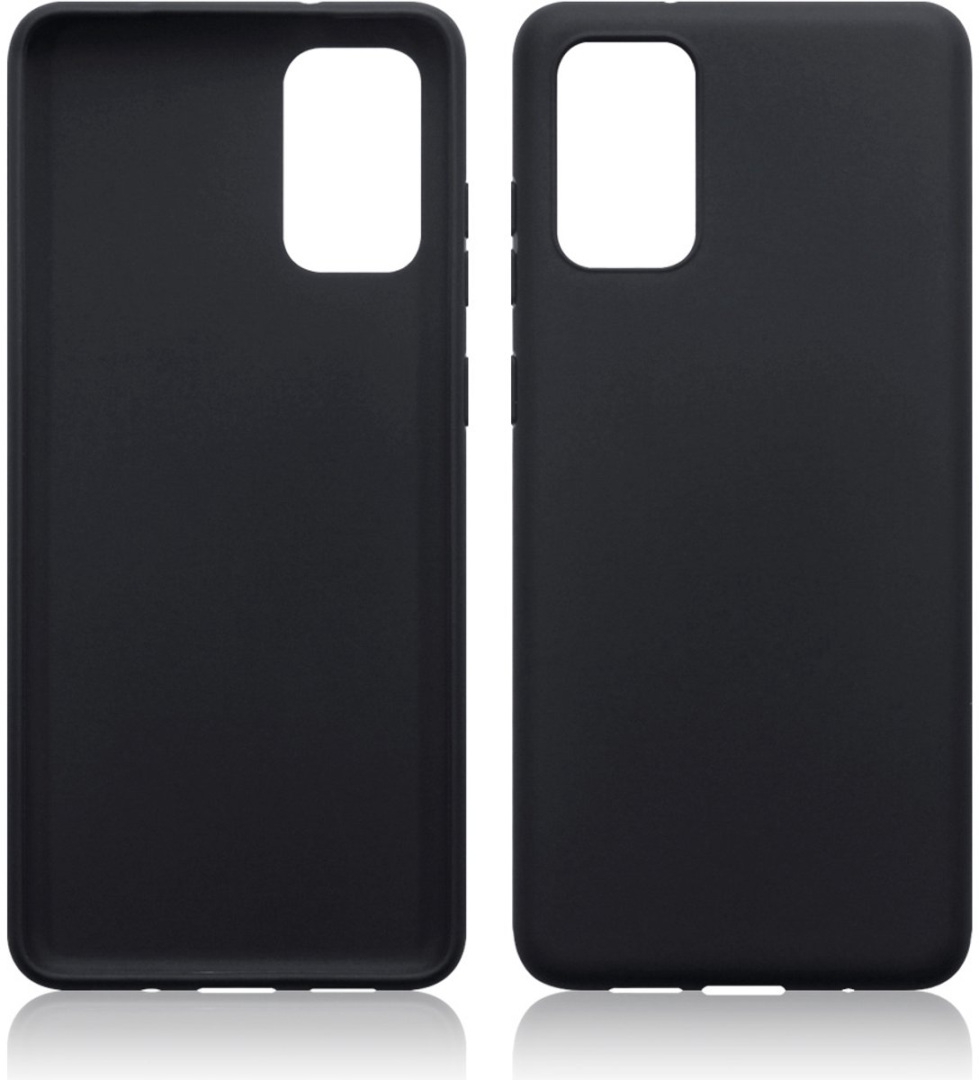 Qubits - Softcase hoes - Geschikt voor Samsung Galaxy S20 Plus / S20+ - Zwart