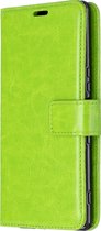 Sony Xperia 5 Hoesje - Mobigear - Wallet Serie - Kunstlederen Bookcase - Groen - Hoesje Geschikt Voor Sony Xperia 5