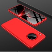 Huawei Mate 30 Hoesje - Mobigear - 360 Serie - Hard Kunststof Backcover - Rood - Hoesje Geschikt Voor Huawei Mate 30