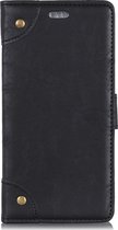 Nokia 9 PureView Hoesje - Mobigear - Ranch Serie - Kunstlederen Bookcase - Zwart - Hoesje Geschikt Voor Nokia 9 PureView