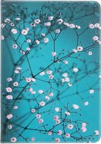 Apple iPad Pro 10.5 (2017) Hoes - Mobigear - Design Serie - Kunstlederen Bookcase - Almond Blossoms - Hoes Geschikt Voor Apple iPad Pro 10.5 (2017)