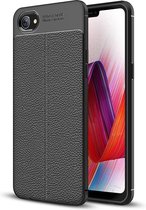 OPPO A3 Hoesje - Mobigear - Luxury Serie - TPU Backcover - Zwart - Hoesje Geschikt Voor OPPO A3